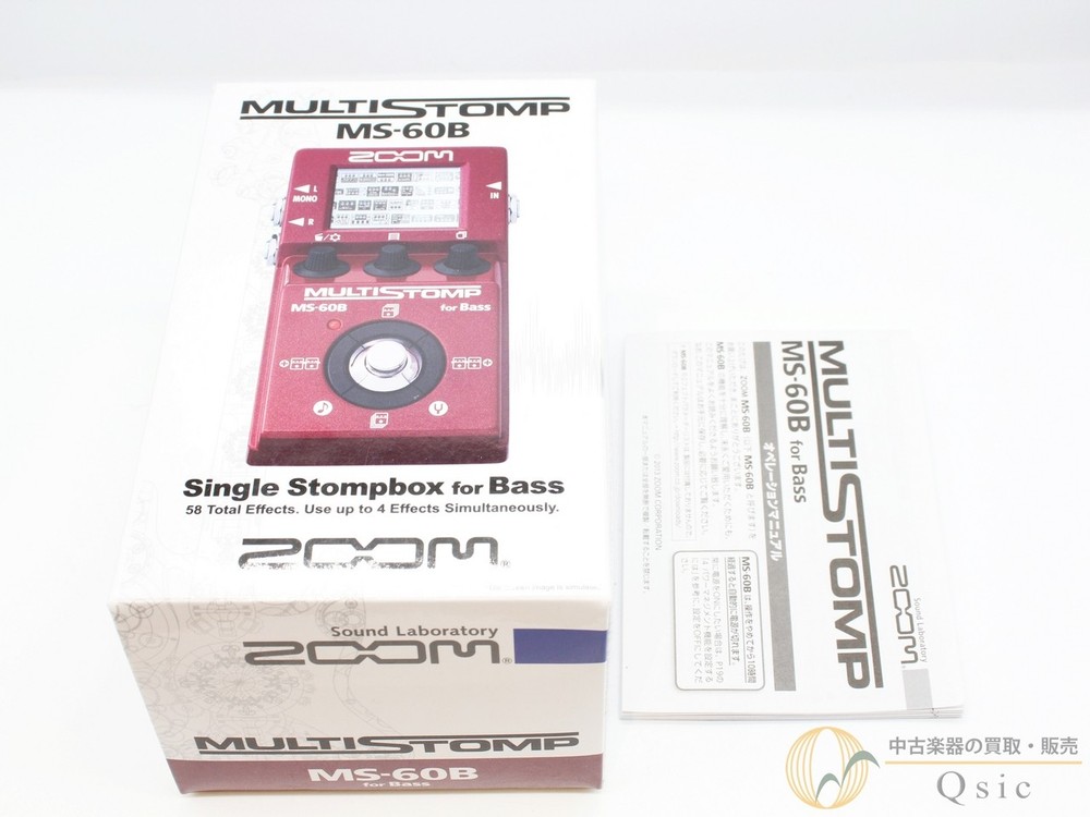 Zoom MS-60B Multi-Effects Bass Pedal Compact Effects Used