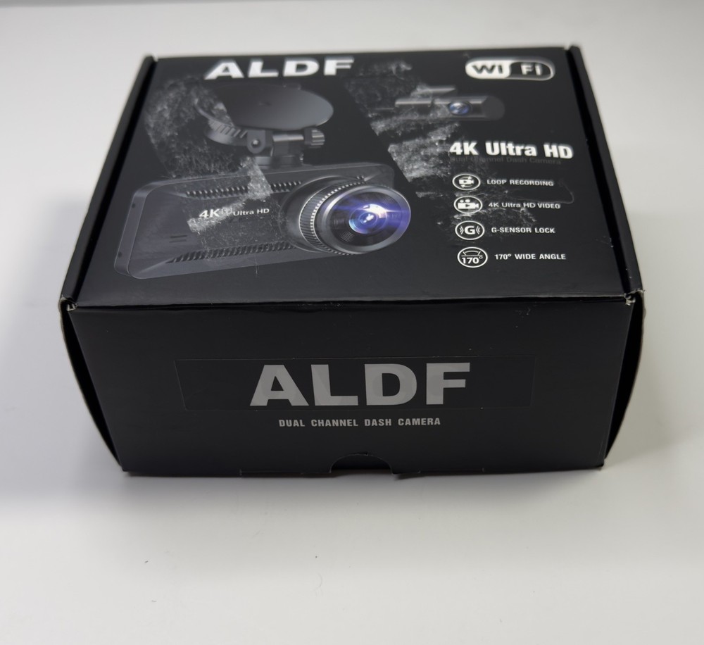 ALDF Three Channel Dash Cam Front and Rear. Car Dash Camera