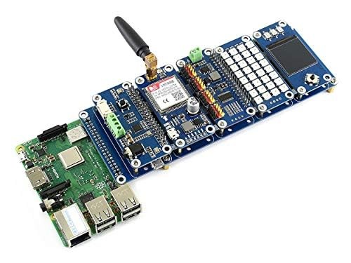 Stack HAT Raspberry pi I/O Expansion Shield Onboard 5 Sets 2x20 Connector to ...