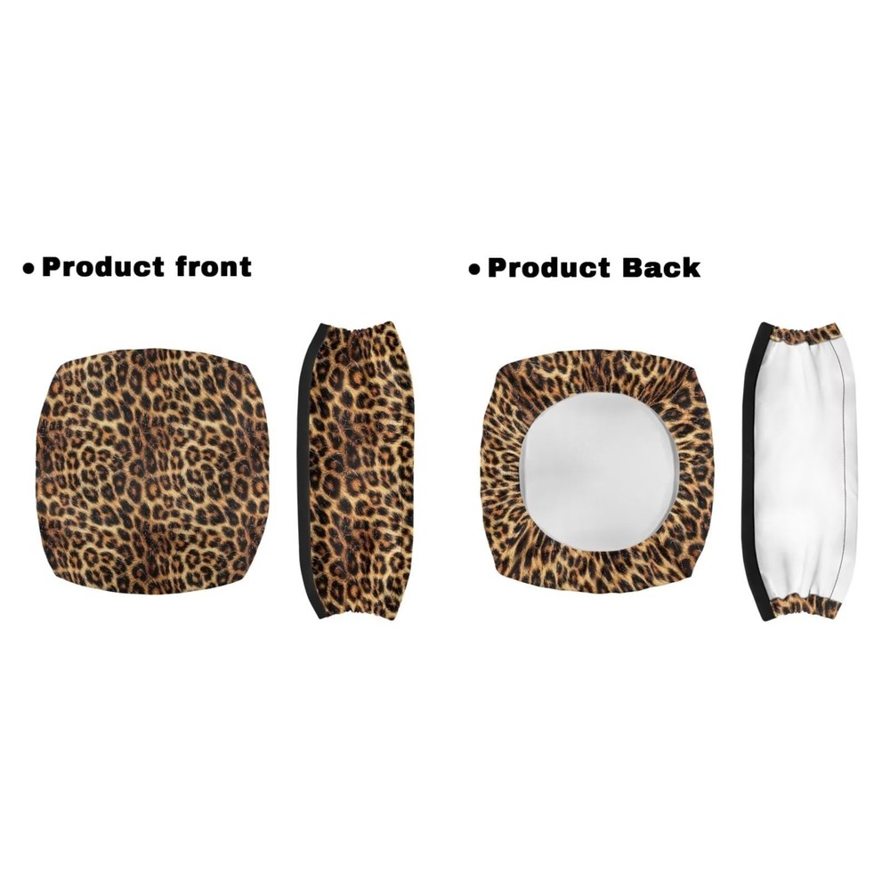 Leopard Print Rollator Walker Accessories 3 Pack Rollator Walker Seat and Bac...