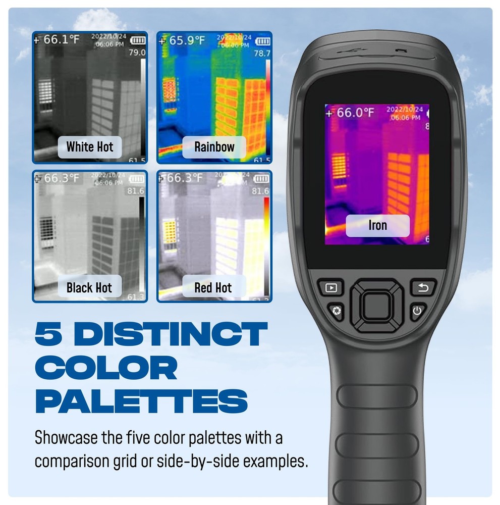 Thermal Imaging Camera - 320 x 240 Screen Resolution, Inbuilt Storage 5000+ I...