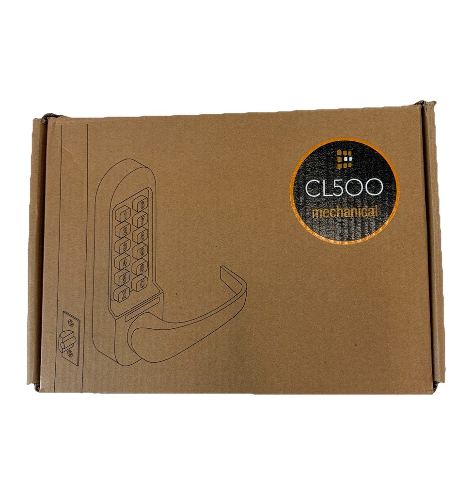 Codelock Mechanical Keypad Leverset W/ Code Free Feature Heavy Duty 515 SS PVD