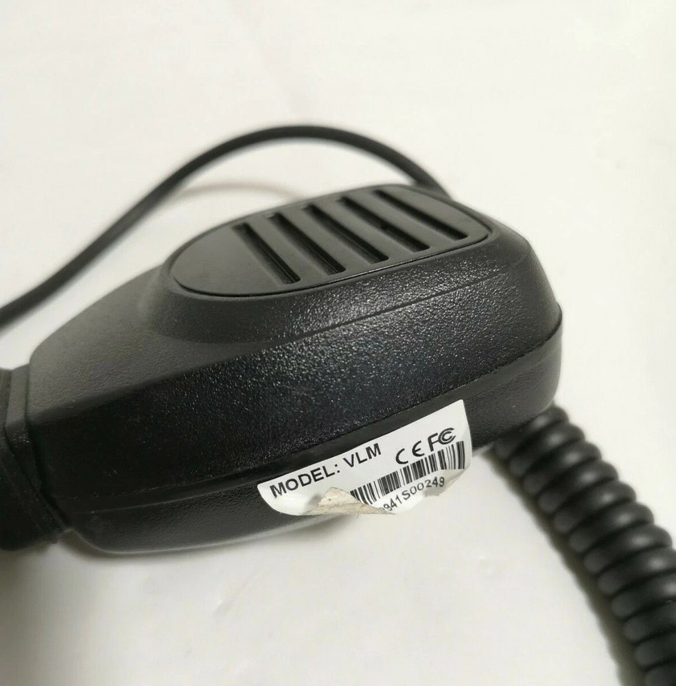 4 - Pin Model: VLM Two Way Microphone Side Push Button GOOD USED.
