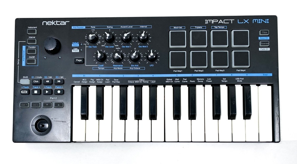Nektar Impact LX Mini - USB MIDI Controller Keyboard with Nektar DAW Integration