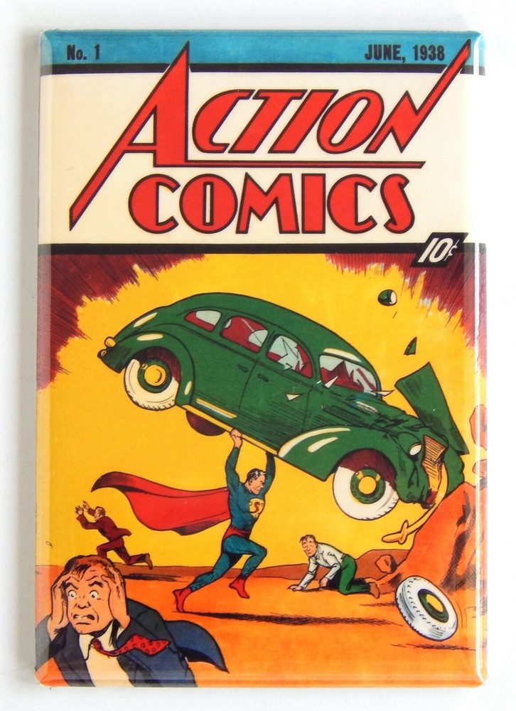 Action Comics #1 FRIDGE MAGNET comic book superman