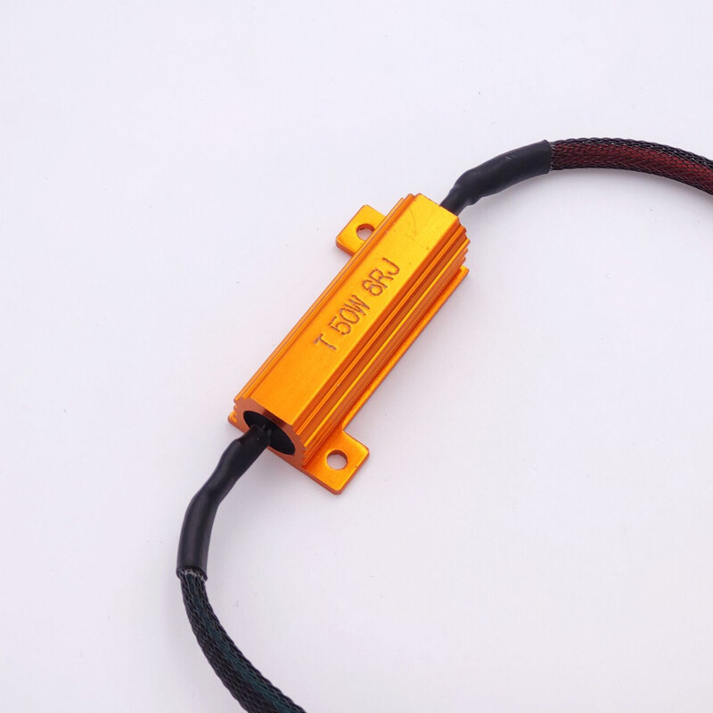 2PCS 7440 992 50W Resistor Harness Decoder Fix LED Turn Signal Light Hyper Flash