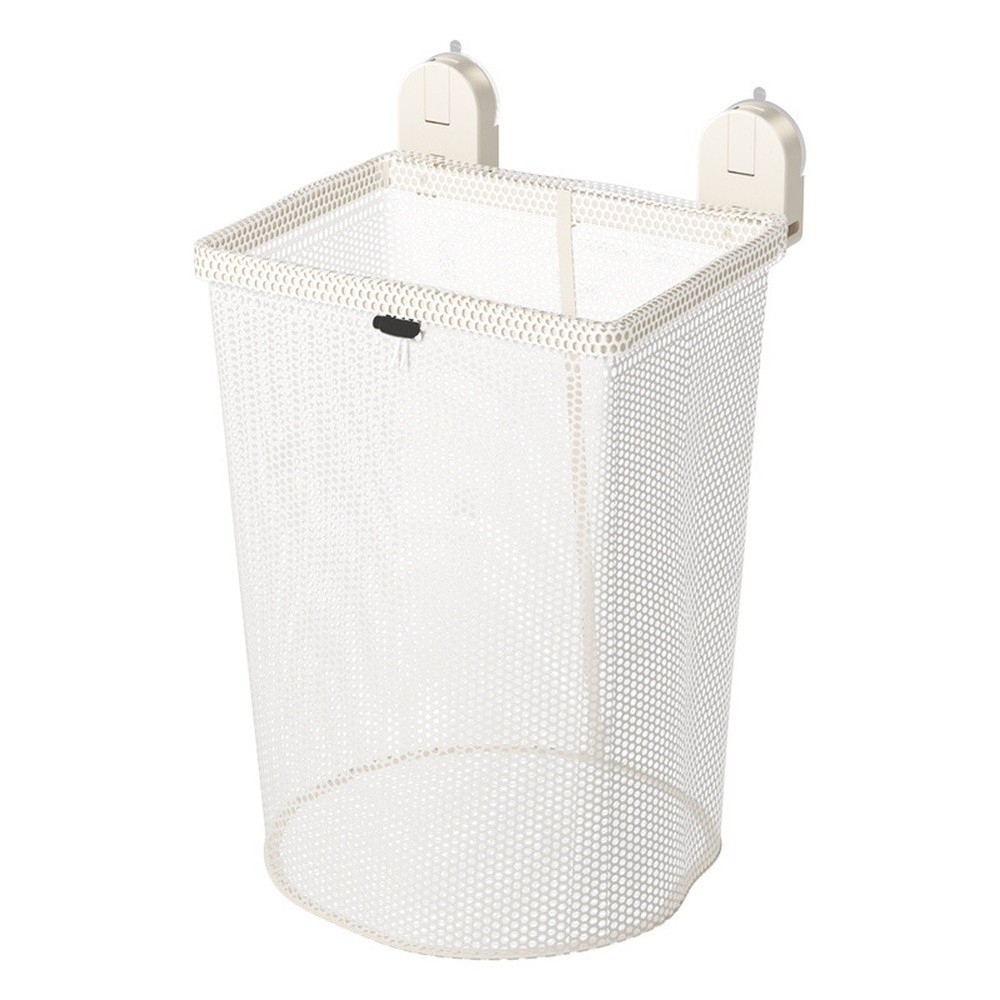 Space Saving Foldable Laundry Basket Wall Mounted Large Capacity Mesh Organizer