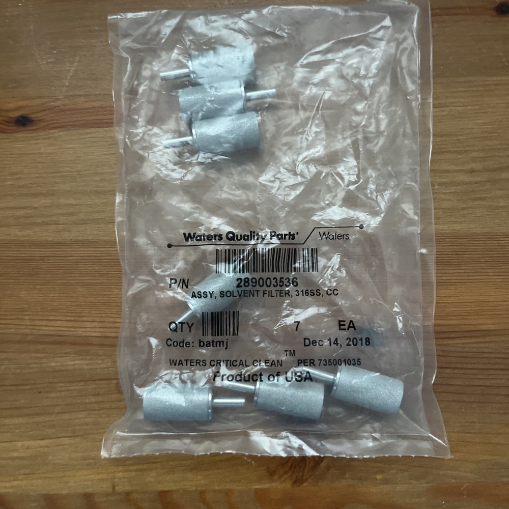 WATERS PN 289003536 Assy, Solvent Filter.