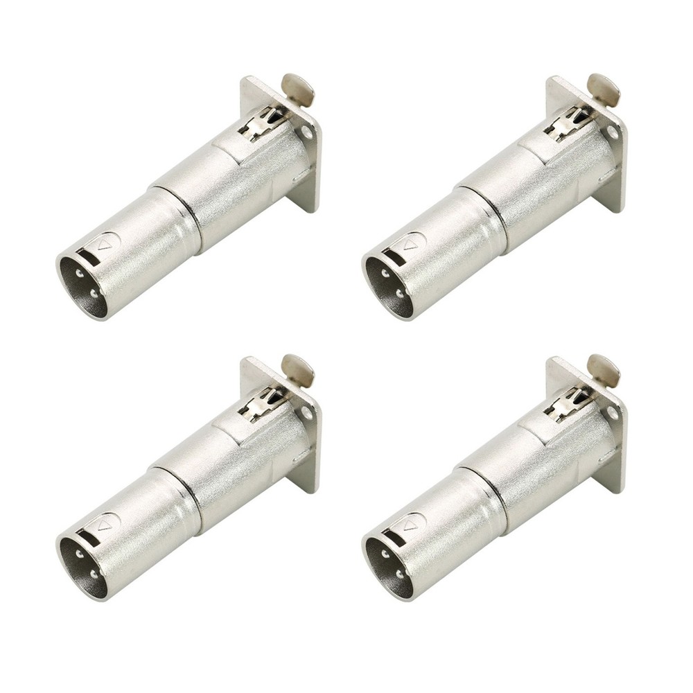 Audio Studio Amp Panel Mount Connector Adapter Plug With Soldering-Free Design