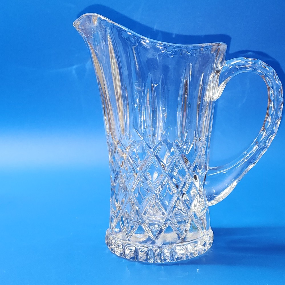 Gorham King Edward Diamond Cut Crystal Pitcher 32 oz