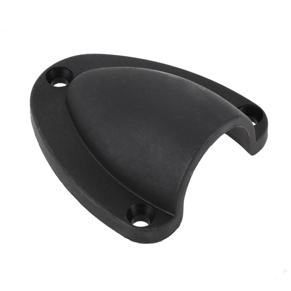 4pc Black Large Boat Marine Clam Shell Ventilator Wire Cable Hose Vent Cover