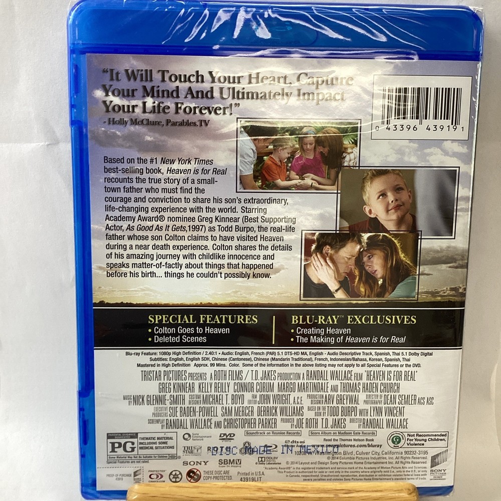 Heaven Is for Real (Blu-ray & DVD, 2014)