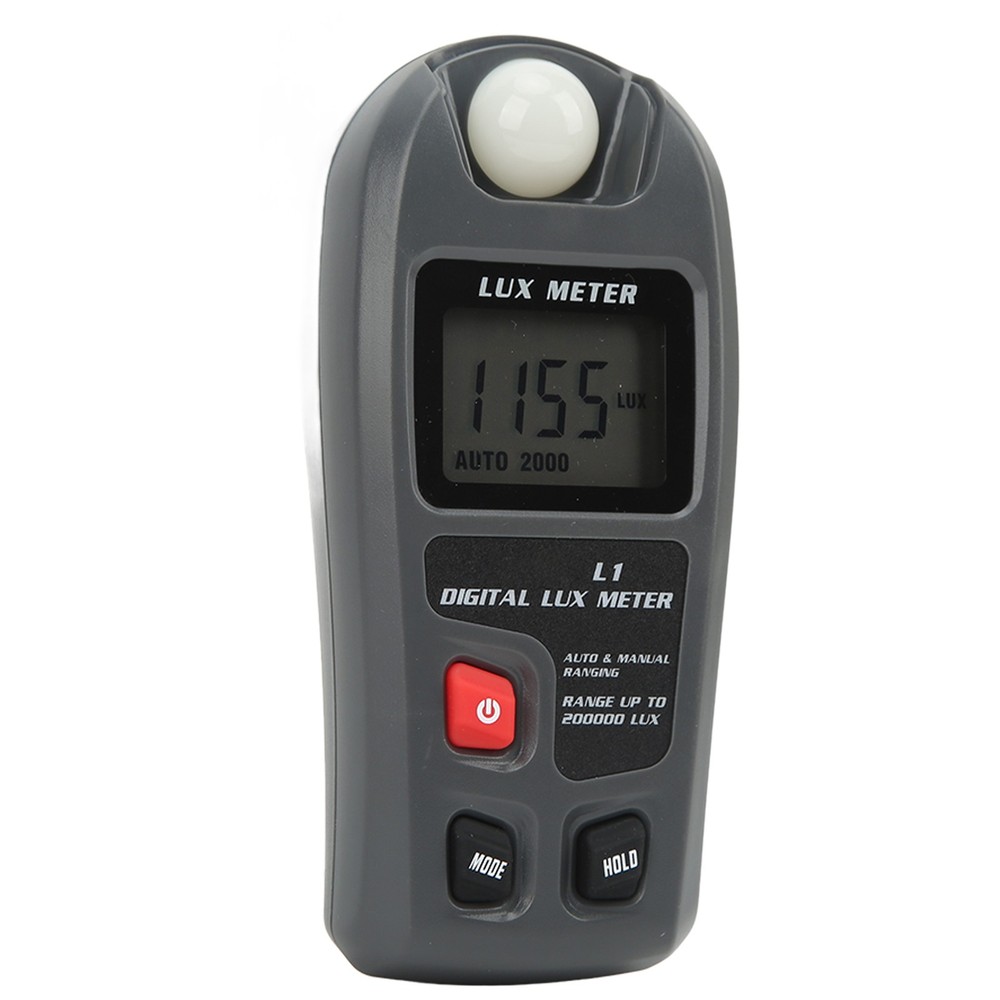 Digital Light Meter Illuminance Tester Luxmeter LCD Display Illuminometer