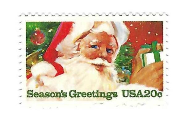 STAMP US SCOTT 2064 "Santa" 20 CENT 1982 MH