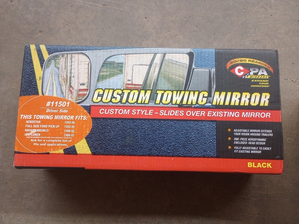 New CIPA Drivers Side Towing Mirror # 11501