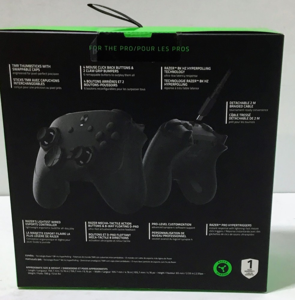 NEW RAZER Wolverine V3 Tournament Edition 8K PC Wired Gaming Controller