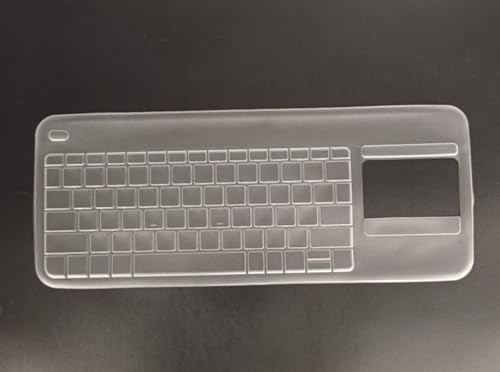 Silicone Keyboard Skin Cover Protector Compatible for Logitech k400 Plus Clear