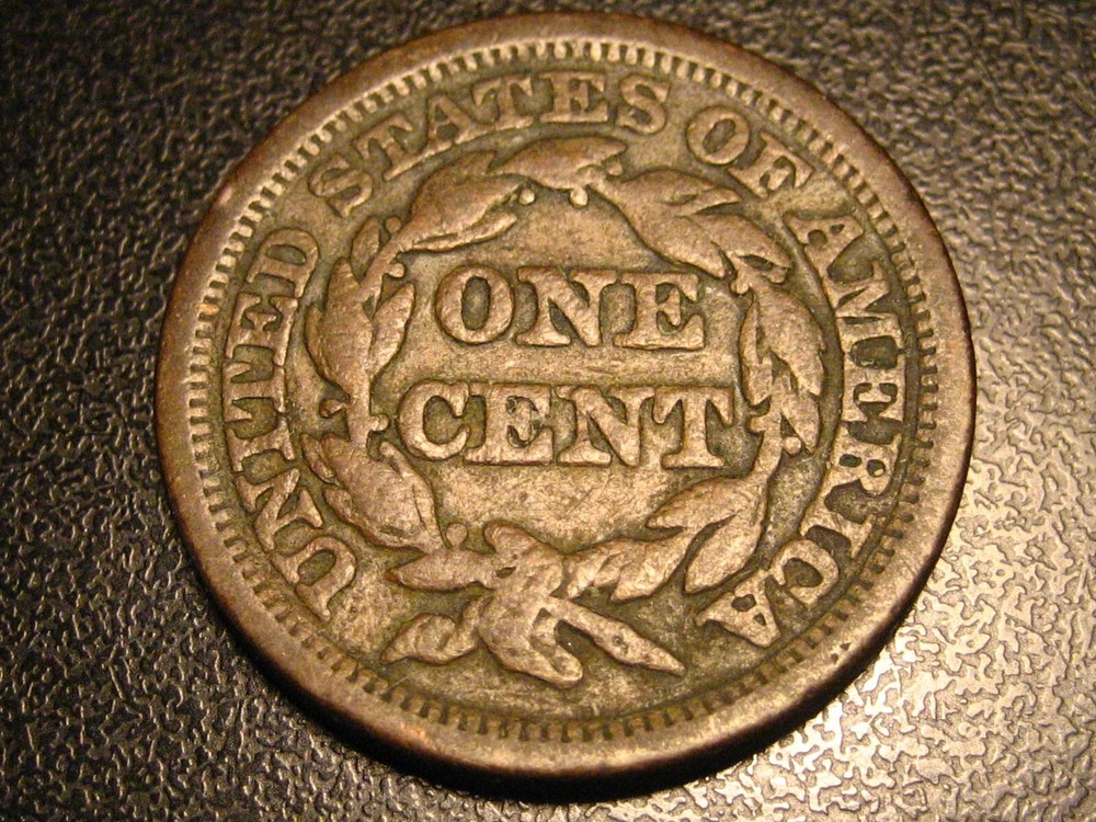 1848 Braided Hair Large Cent
