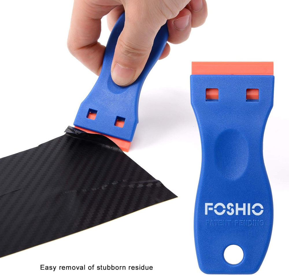 Plastic Razor Blade Scraper Include 2PCS Scraper Tool and 100PCS Blades for Gask
