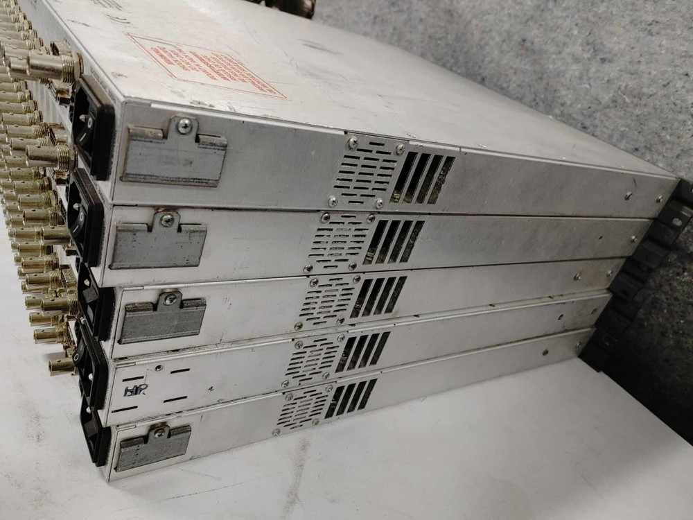 LEITCH DPS-575 9 DIGITAL MULTI CHANNEL PROCESSING SDI SYNCHRONIZER w PAL Option