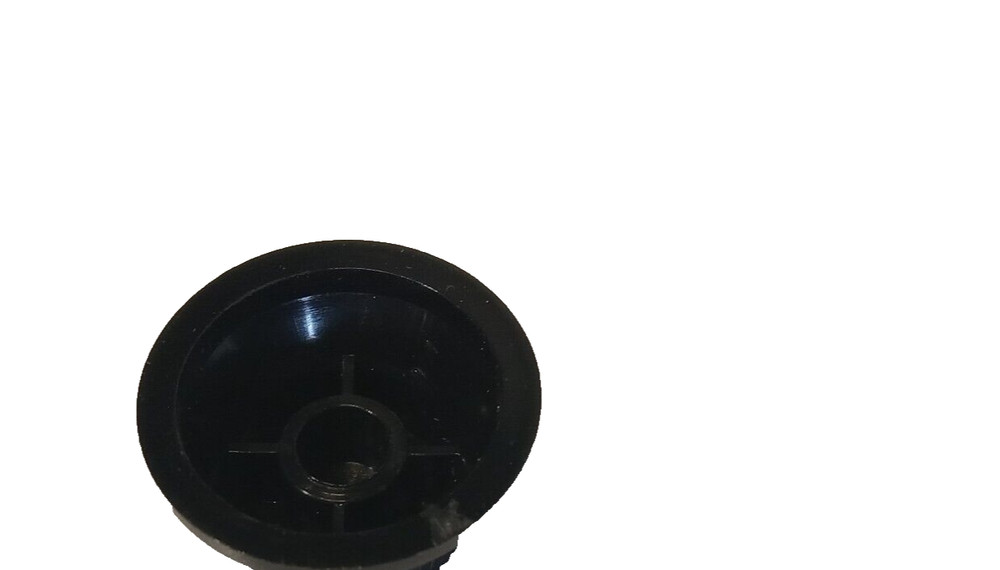 Black Plastic Volume Knob Black- (Replacement for some W/G & HP2 Models)