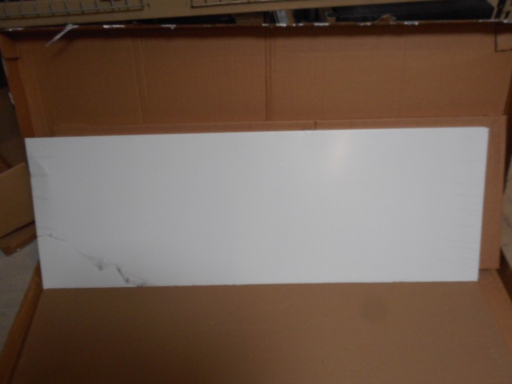 GE Cafe CKLBLSFNW2 Matte White Left Side Panel for Standard Depth Refrigerator..