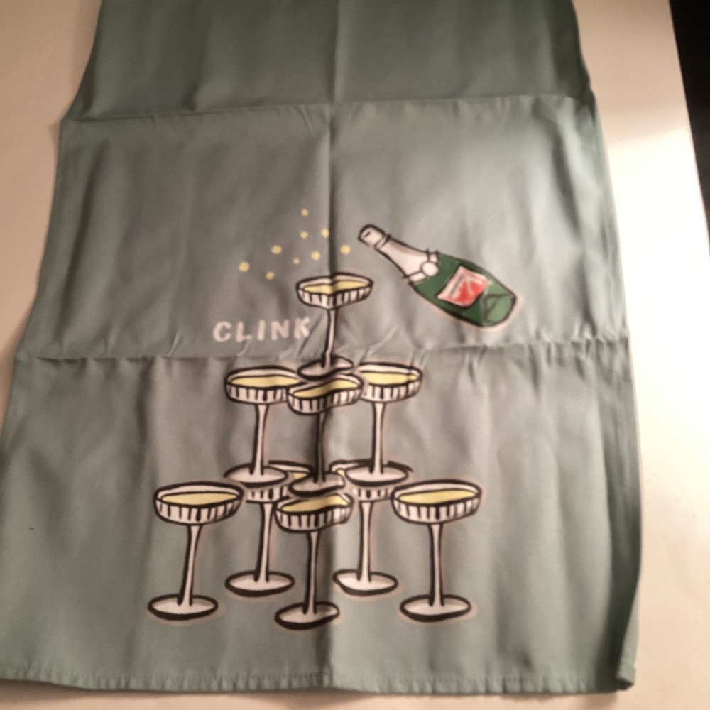Mud Pie Champagne Bar Towel NWT