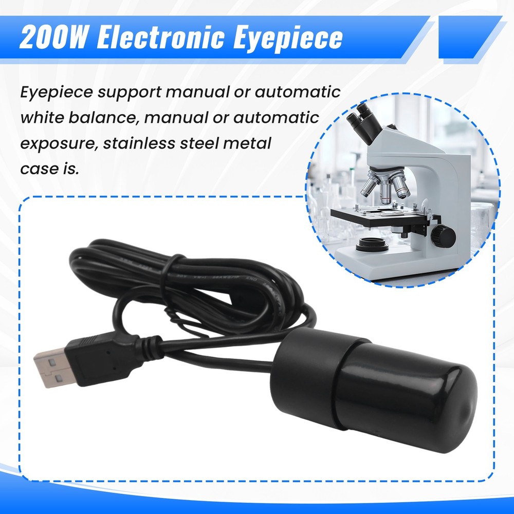 2MP Universal Digital USB Microscope Eyepiece Imager for Science Class9782