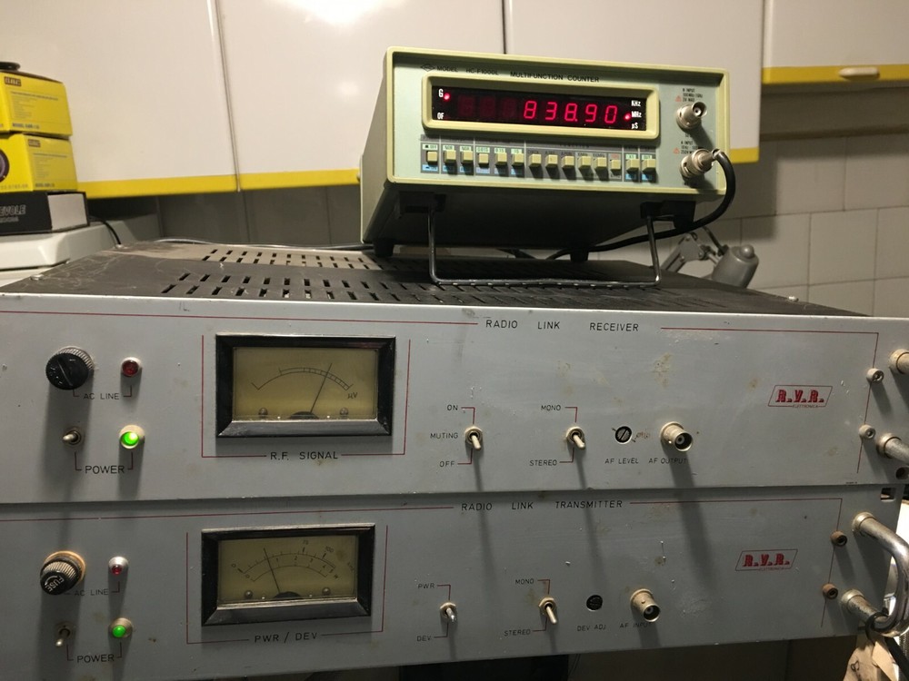 Link Broadcast FM RVR (PTRL2w/RL) Mhz 838,9 Transmitter 2w and Receiver