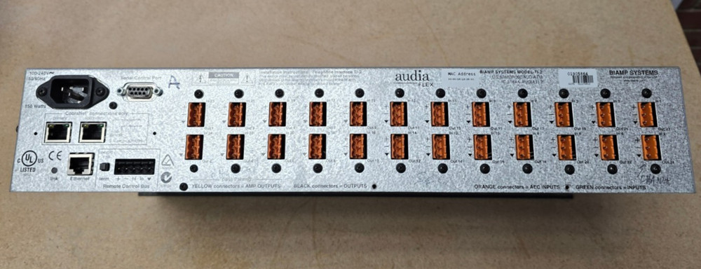 BIAMP Systems Model TI-2 Audia Flex Digital Sound Processor