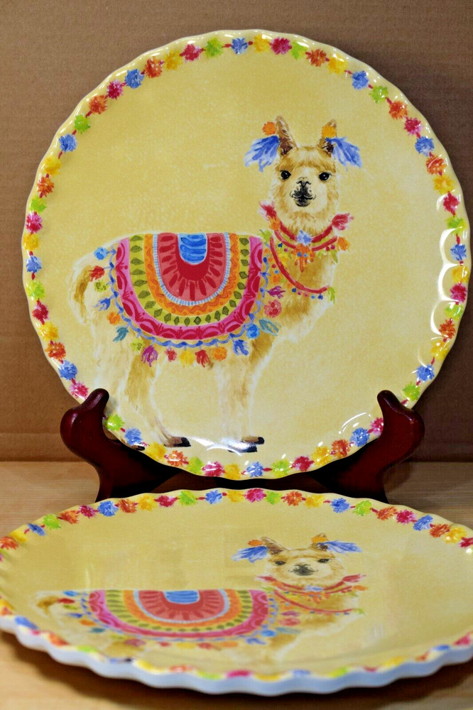 Llama plates - Set of 2