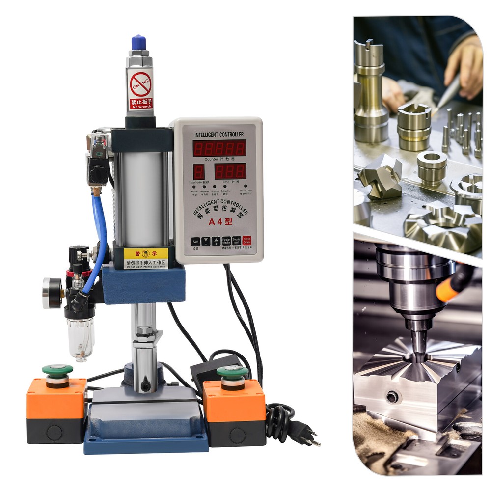 440lb Pneumatic Punch Machine Press Equipment Adjustable with Digital Controller