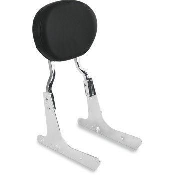 Smooth Oval Sissy Bar Pad - Black