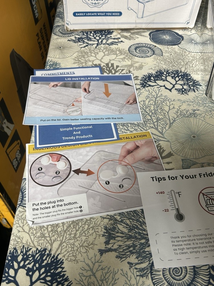 Clear Drawer Storage For Fridge