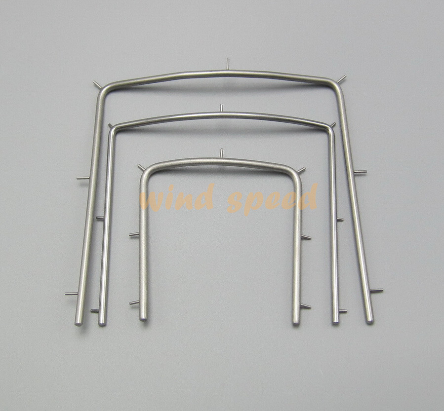 Dental Rubber Dam Sheet Frame Brackets Light Plastic/Foldable/S.S. Frames Tool