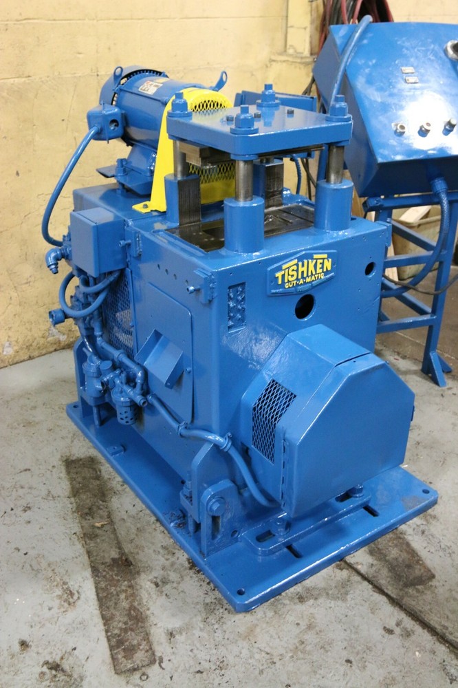 18 TON TISHKEN MODEL #CO-6-412 CUT OFF PRESS:  YODER #67399