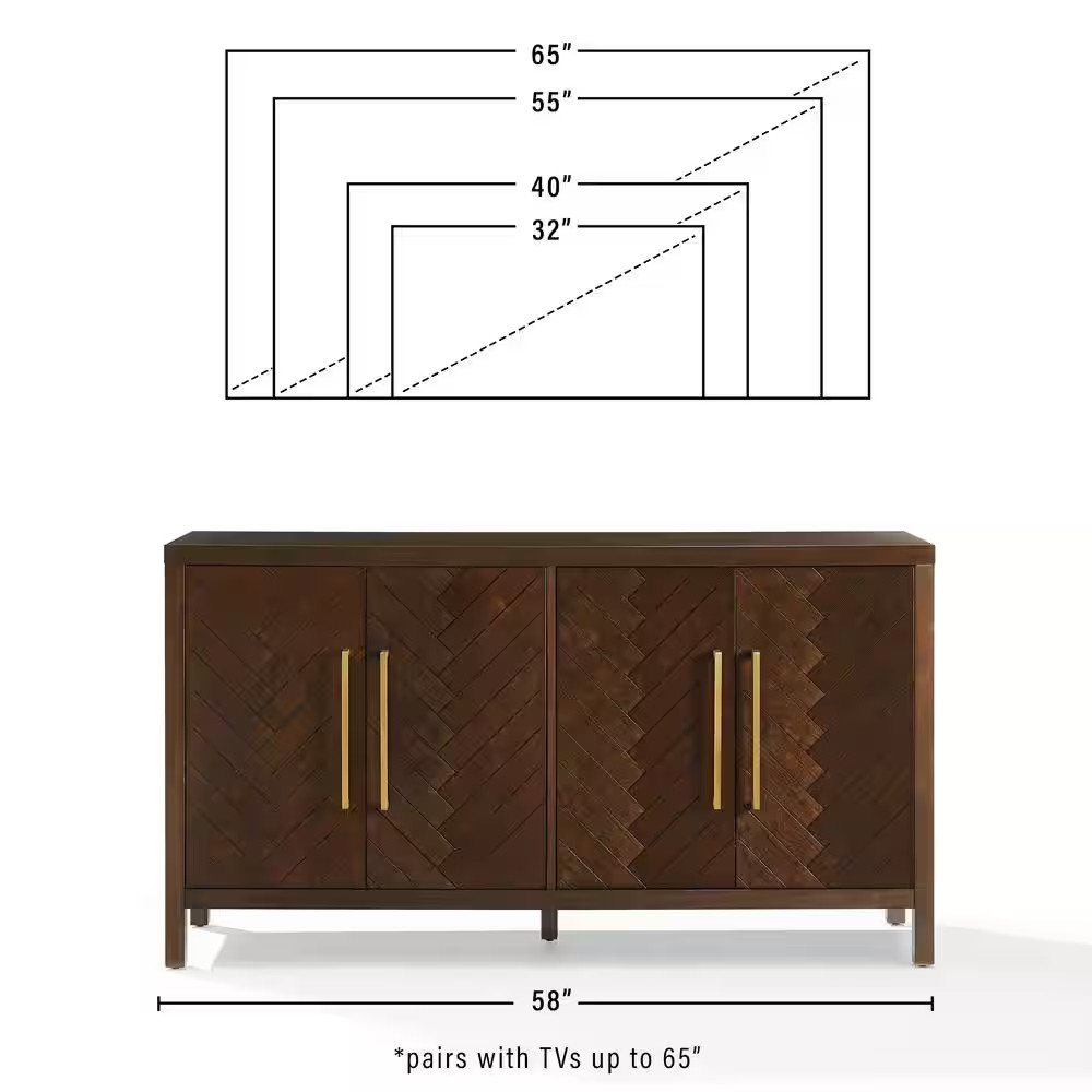 Darcy Dark Brown Sideboard