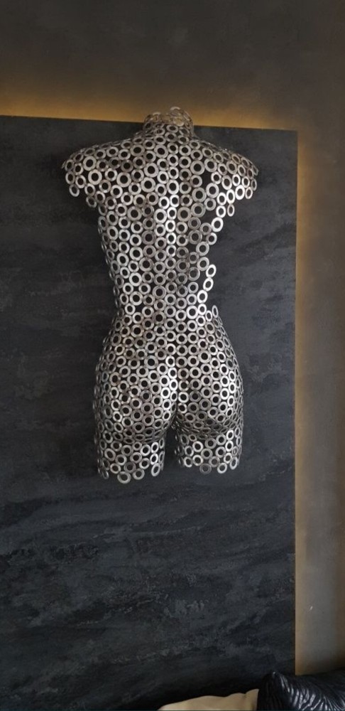 Metal figure on the wall - Handmade