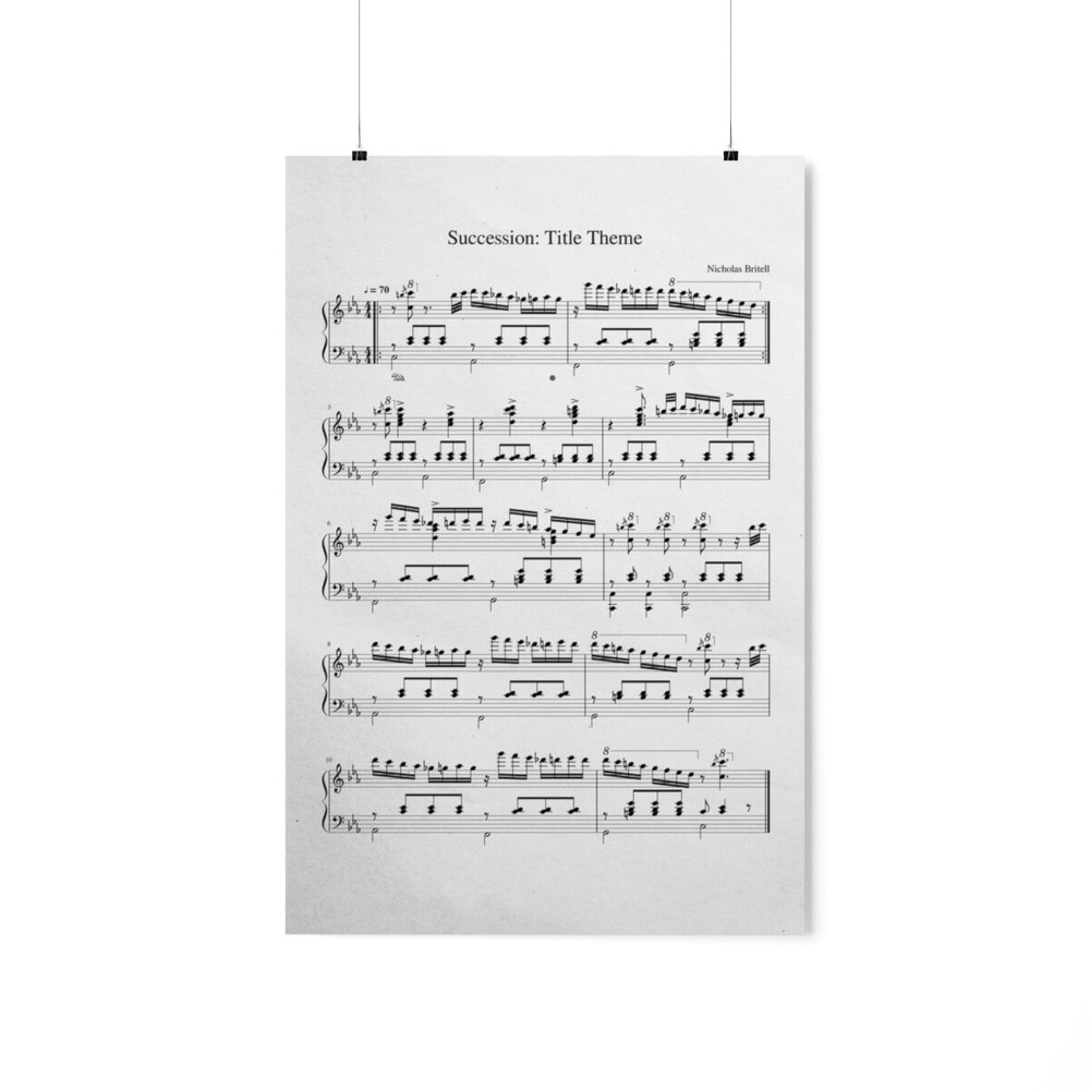Succession Title Theme - Premium Matte Posters