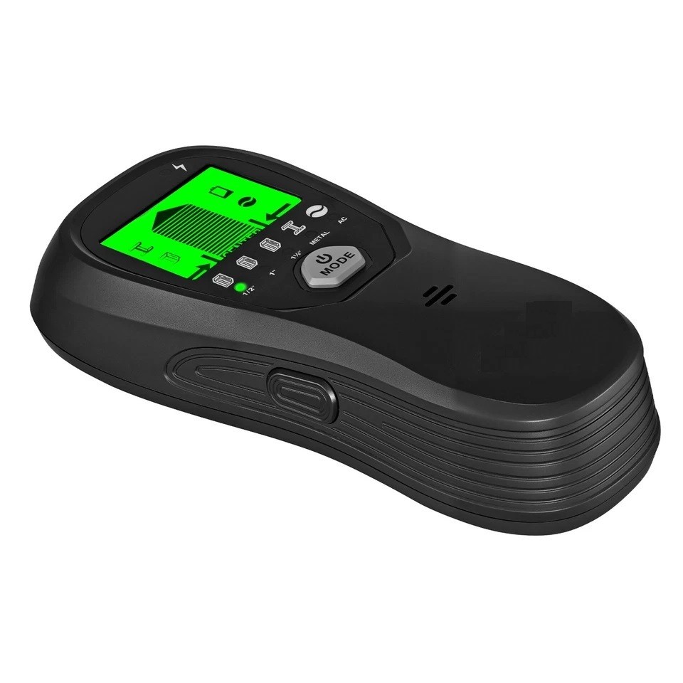 Stud Finder Wall Scanner 5 in 1 Electronic Wall Stud Detector LCD Black