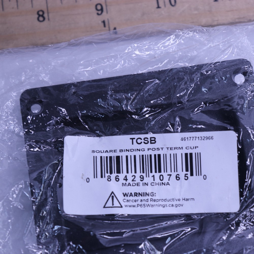 Square Binding Post Terminal Cup Nickel 3" TCSB