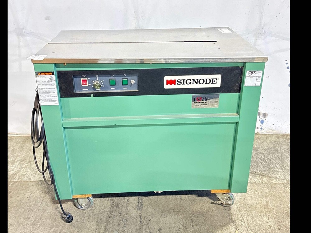 SIGNODE SEMI-AUTOMATIC POWER STRAPPING MACHINE MS-T - PREOWNED