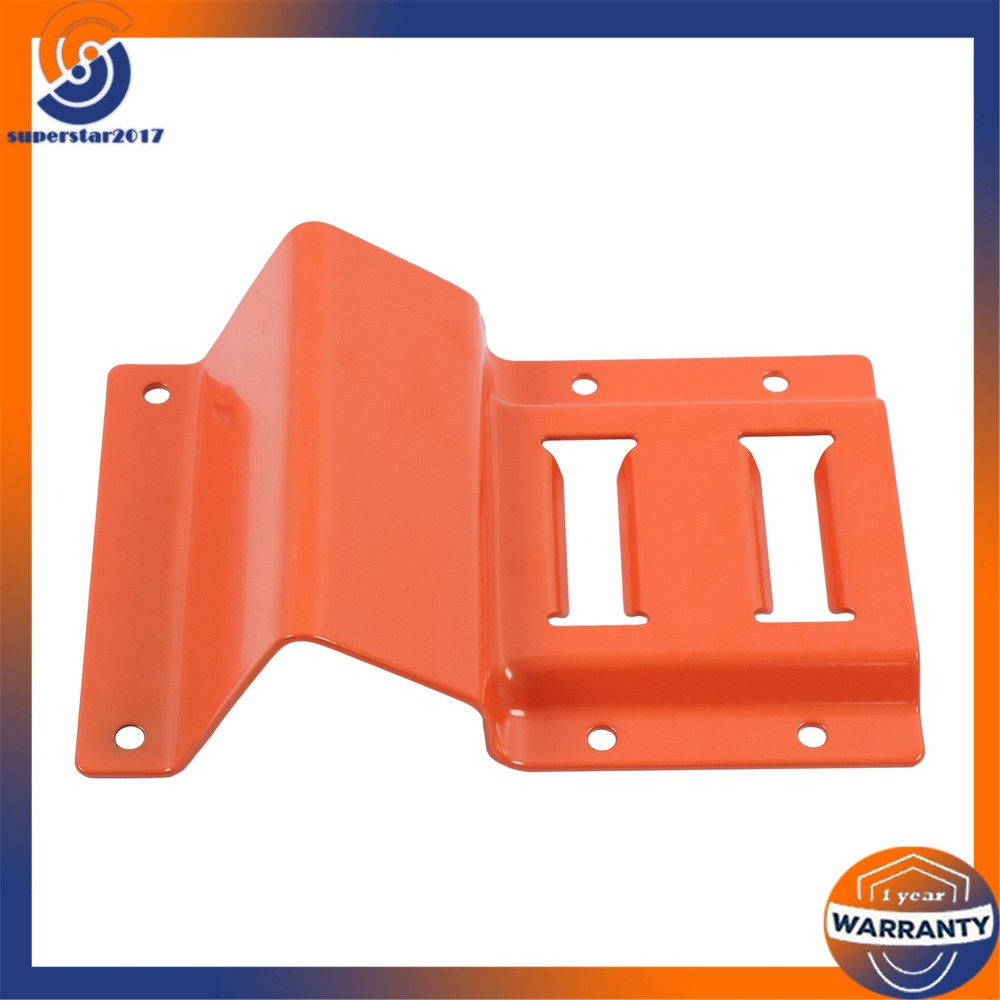 Orange Wheel Chock And 8ft Ratchet Strap Kit For E Track System Polyester