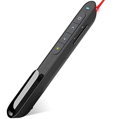 Wireless Presenter, Hyperlink Volume Control Presentation Clicker RF Classic