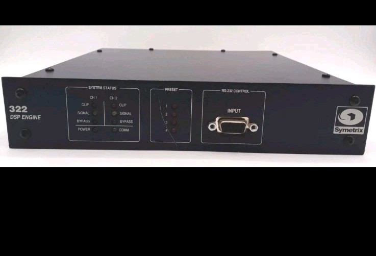 Symetrix 322 - 2 Input 2 Output Multi-Function DSP Processor