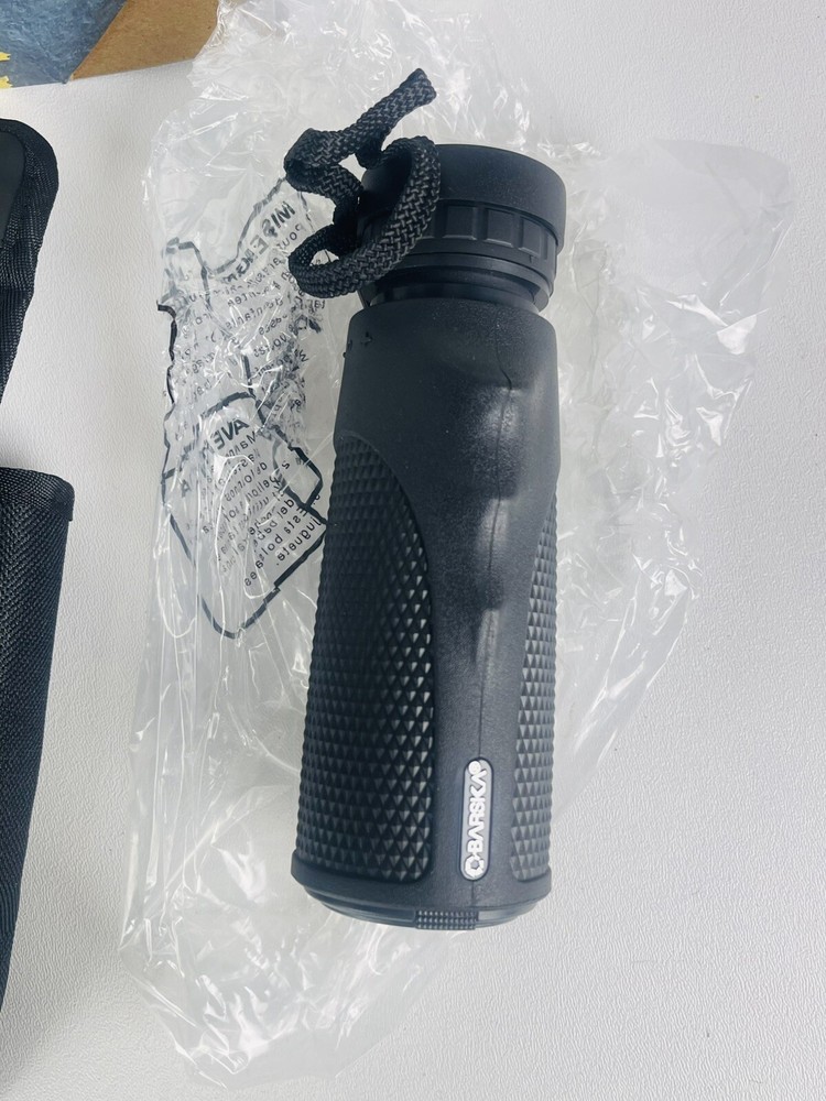 Barska AA12132 WP Blackhawk Monocular, Diamond Pattern Rubber Grips