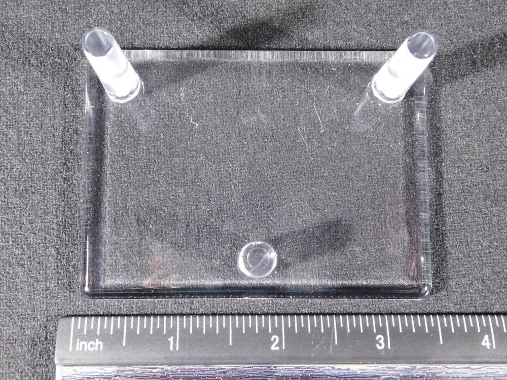 Heavy Duty THREE Post SPHERE Display Stand LARGER Size Clear Acrylic