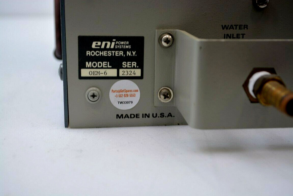 OEM-6 / ENI RF GENERATOR OEM-6 SOLID STATE / ENI