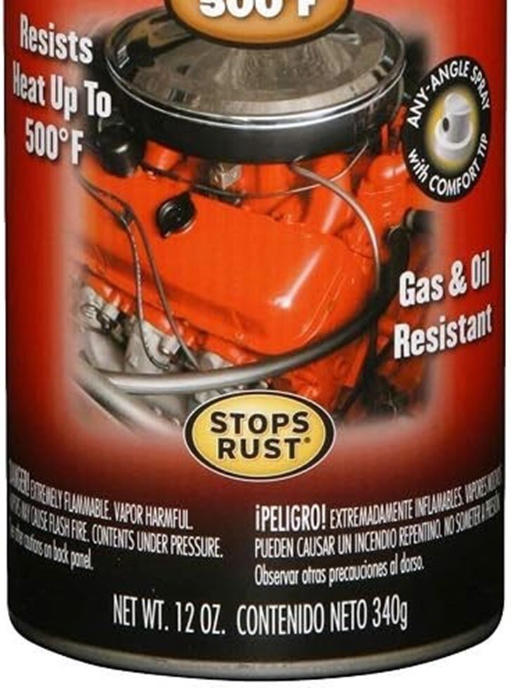 Gloss Black Coating High Temp Engine Enamel Header,Caliper Brake Paint Spray500F
