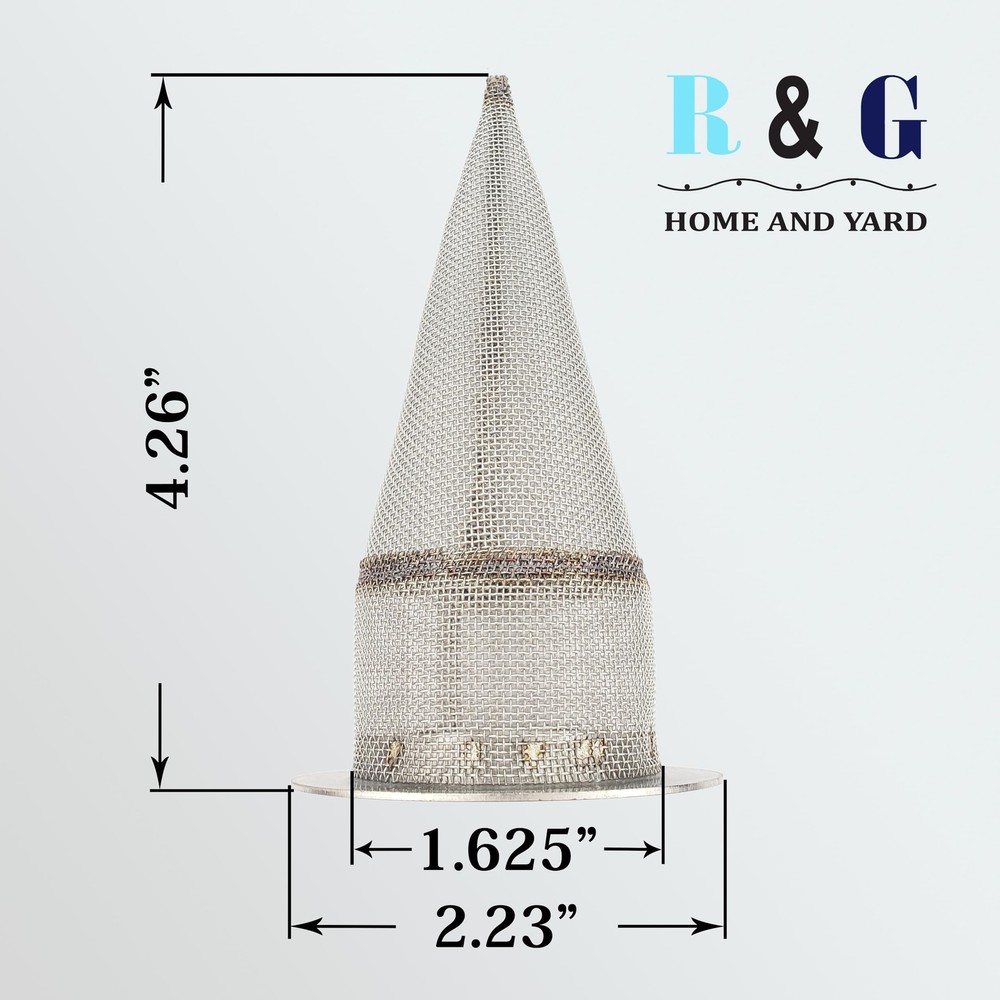 1 PC-Cone-Type Stainless Steel Spark Arrestor Screen 1.625”